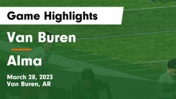 Van Buren  vs Alma  Game Highlights - March 28, 2023