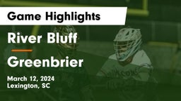 River Bluff  vs Greenbrier  Game Highlights - March 12, 2024