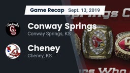 Recap: Conway Springs  vs. Cheney  2019