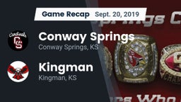 Recap: Conway Springs  vs. Kingman  2019