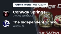 Recap: Conway Springs  vs. The Independent School 2019