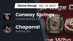 Recap: Conway Springs  vs. Chaparral  2019