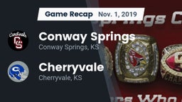 Recap: Conway Springs  vs. Cherryvale  2019