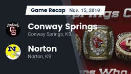 Recap: Conway Springs  vs. Norton  2019