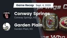 Recap: Conway Springs  vs. Garden Plain  2020