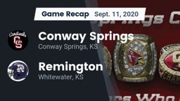 Recap: Conway Springs  vs. Remington  2020