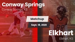 Matchup: Conway Springs High vs. Elkhart  2020