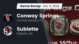 Recap: Conway Springs  vs. Sublette  2020