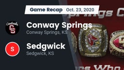 Recap: Conway Springs  vs. Sedgwick  2020