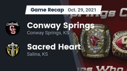Recap: Conway Springs  vs. Sacred Heart  2021