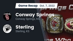 Recap: Conway Springs  vs. Sterling  2022