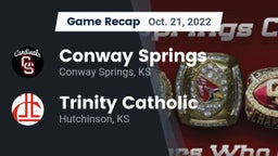 Recap: Conway Springs  vs. Trinity Catholic  2022