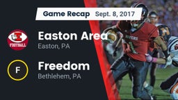 Recap: Easton Area  vs. Freedom  2017