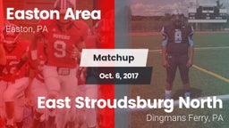 Matchup: Easton  vs. East Stroudsburg North  2017