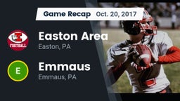 Recap: Easton Area  vs. Emmaus  2017