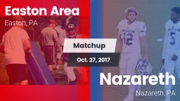 Matchup: Easton  vs. Nazareth  2017