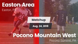 Matchup: Easton  vs. Pocono Mountain West  2018