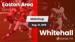 Matchup: Easton  vs. Whitehall  2018