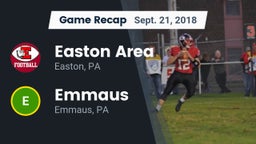 Recap: Easton Area  vs. Emmaus  2018