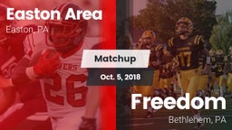 Matchup: Easton  vs. Freedom  2018