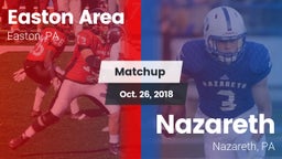 Matchup: Easton  vs. Nazareth  2018