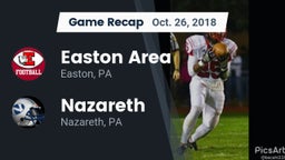 Recap: Easton Area  vs. Nazareth  2018