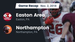 Recap: Easton Area  vs. Northampton  2018