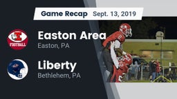 Recap: Easton Area  vs. Liberty  2019