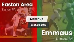 Matchup: Easton  vs. Emmaus  2019