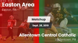 Matchup: Easton  vs. Allentown Central Catholic  2019