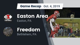 Recap: Easton Area  vs. Freedom  2019