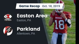 Recap: Easton Area  vs. Parkland  2019