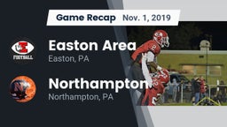 Recap: Easton Area  vs. Northampton  2019