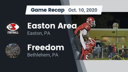Recap: Easton Area  vs. Freedom  2020