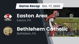 Recap: Easton Area  vs. Bethlehem Catholic  2020