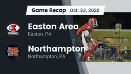 Recap: Easton Area  vs. Northampton  2020