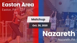 Matchup: Easton  vs. Nazareth  2020