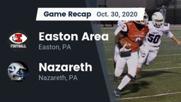 Recap: Easton Area  vs. Nazareth  2020
