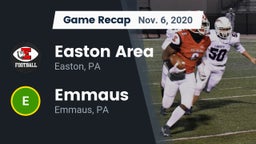Recap: Easton Area  vs. Emmaus  2020