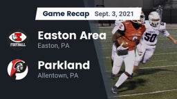 Recap: Easton Area  vs. Parkland  2021