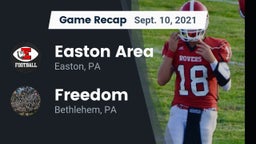 Recap: Easton Area  vs. Freedom  2021