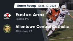 Recap: Easton Area  vs. Allentown Central Catholic  2021