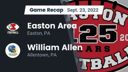 Recap: Easton Area  vs. William Allen  2022