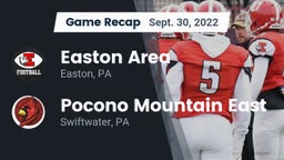 Recap: Easton Area  vs. Pocono Mountain East  2022