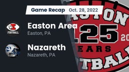 Recap: Easton Area  vs. Nazareth  2022