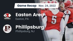Recap: Easton Area  vs. Phillipsburg  2022