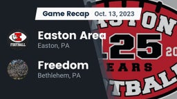 Recap: Easton Area  vs. Freedom  2023