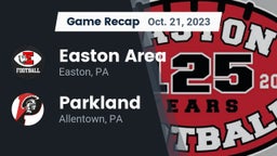 Recap: Easton Area  vs. Parkland  2023