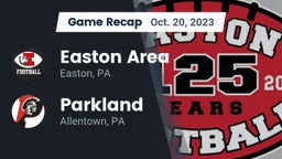 Recap: Easton Area  vs. Parkland  2023
