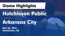 Hutchinson Public  vs Arkansas City  Game Highlights - Dec 06, 2016